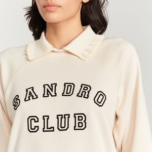 Sandro Club Graphic Sweatshirt - XL